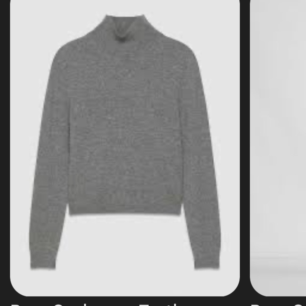 Aritzia Bare Cashmere Turtleneck